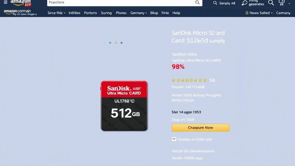 德国亚马逊限时特惠！512GB闪迪Ultra Go存储卡直降25%